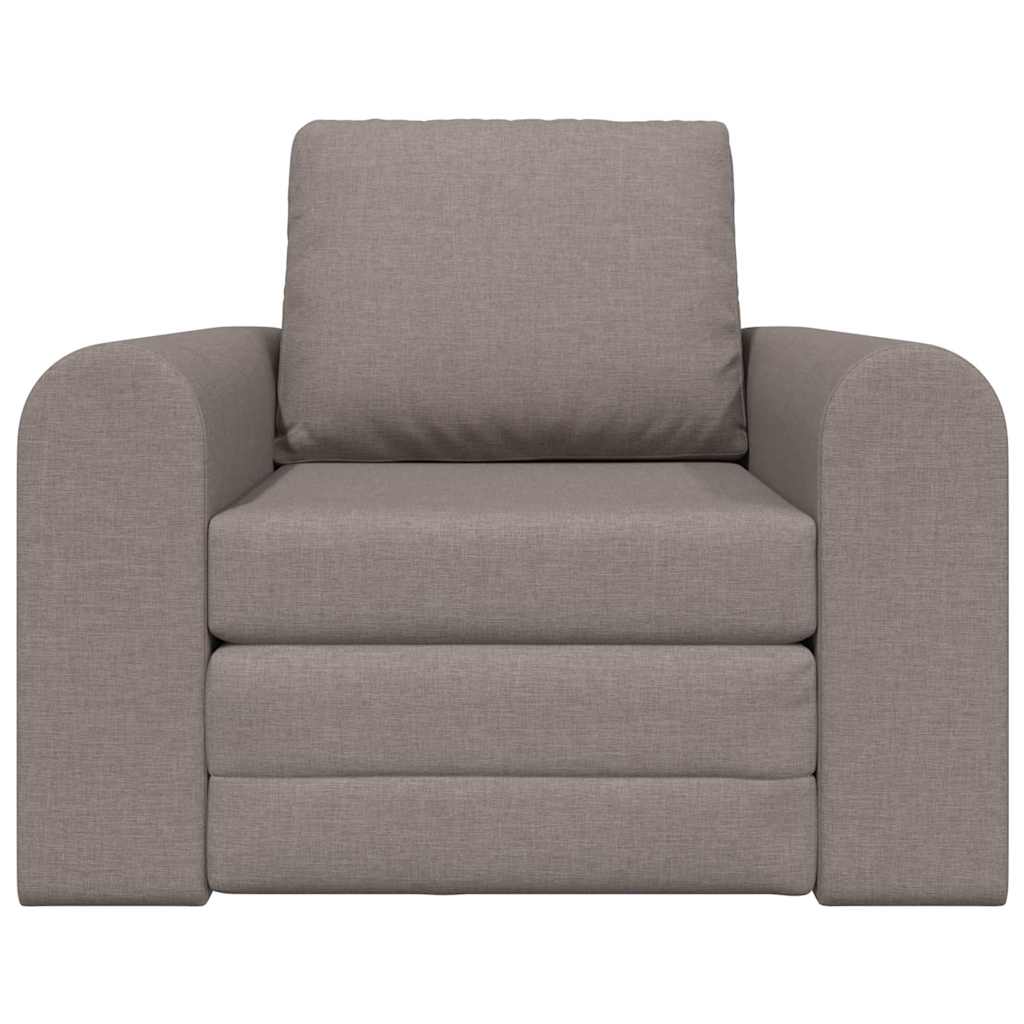 Sofa Bed Taupe 98 x 71 x 83 cm Fabric