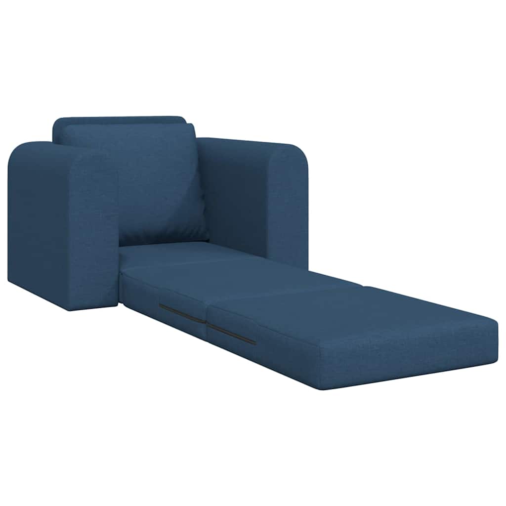 Sofa Bed Blue 98 x 71 x 83 cm Fabric