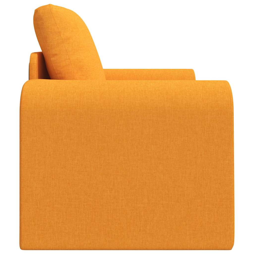 Sofa Bed Dark yellow 98 x 71 x 83 cm Fabric