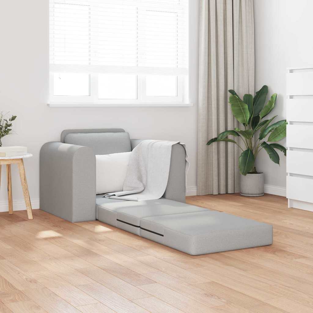 Sofa Bed Cloud grey 98 x 71 x 83 cm Fabric