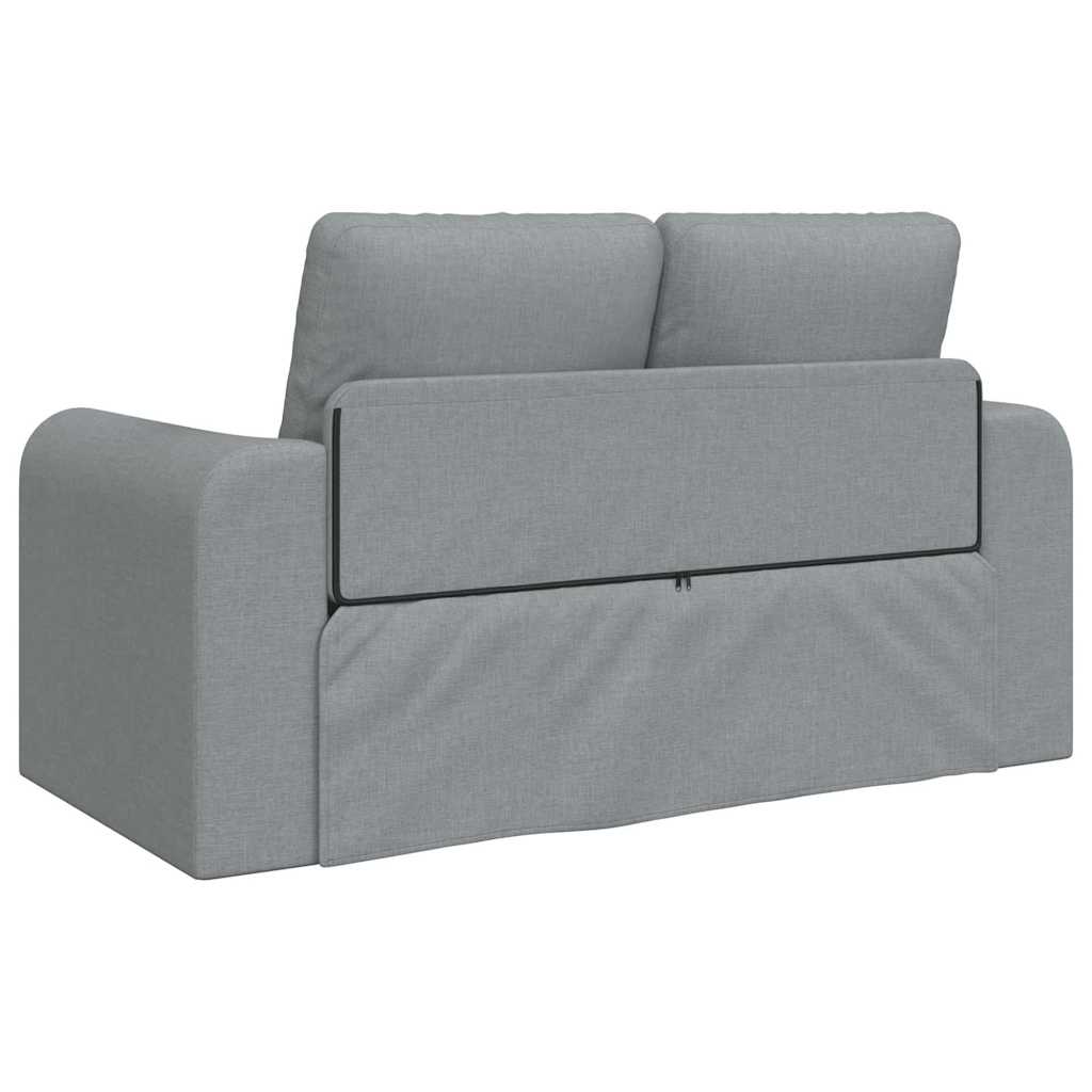 Sofa Bed Light grey 148 x 71 x 83 cm Fabric