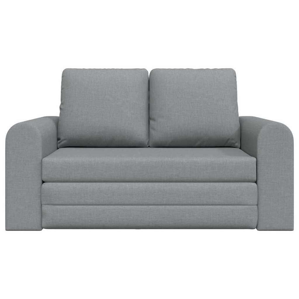 Sofa Bed Light grey 148 x 71 x 83 cm Fabric
