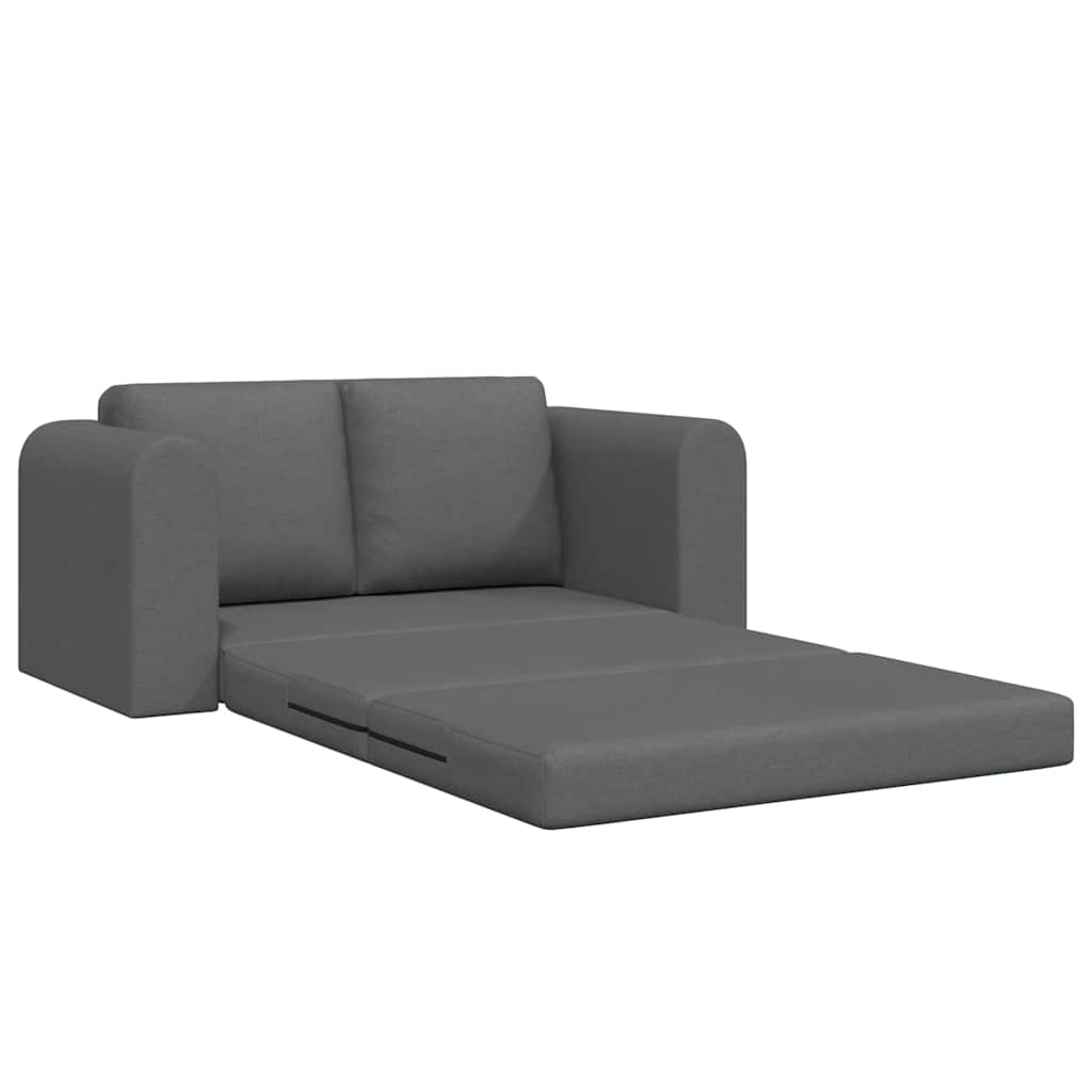 Sofa Bed Dark grey 148 x 71 x 83 cm Fabric