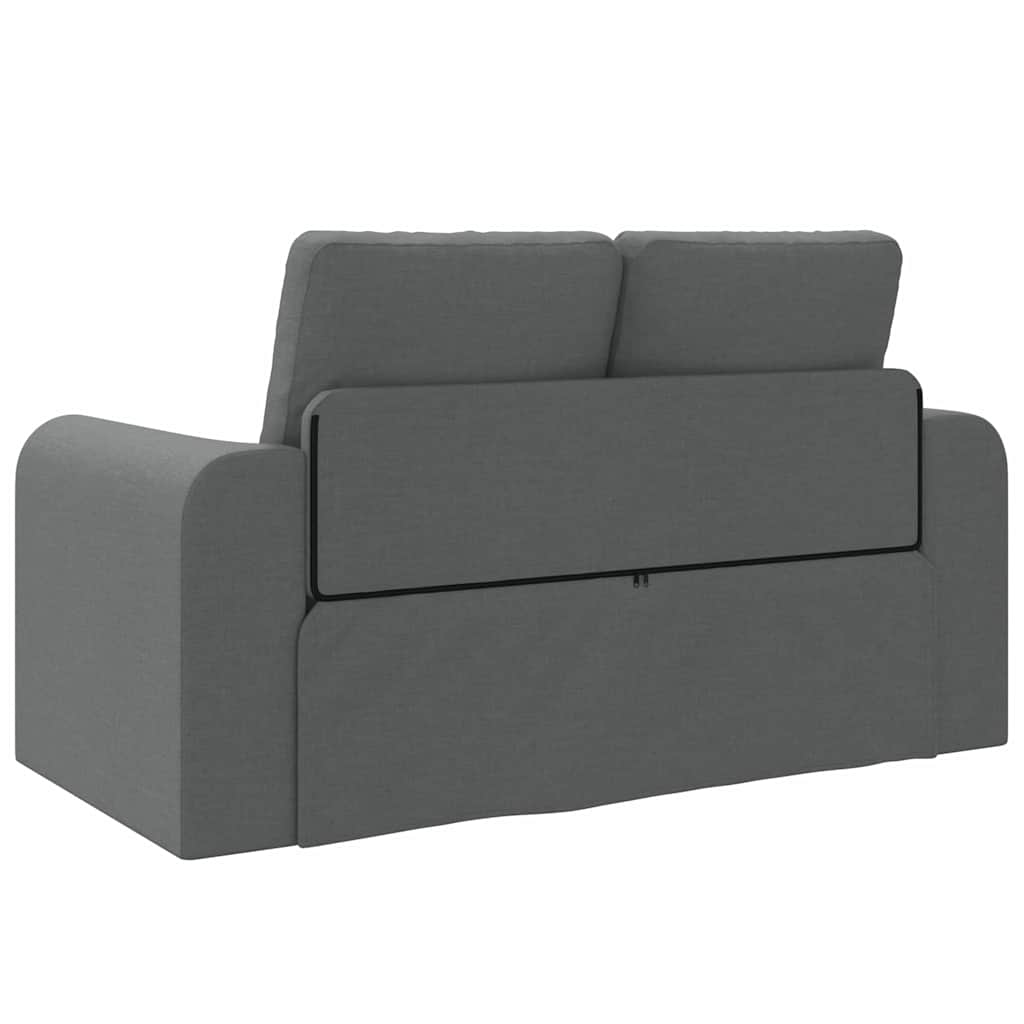 Sofa Bed Dark grey 148 x 71 x 83 cm Fabric