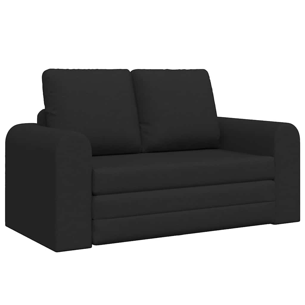 Sofa Bed Black 148 x 71 x 83 cm Fabric