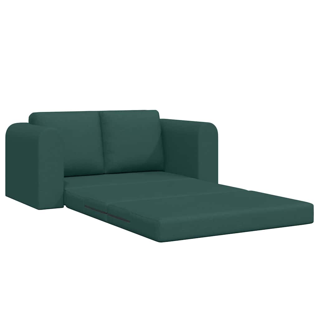 Sofa Bed Dark green 148 x 71 x 83 cm Fabric