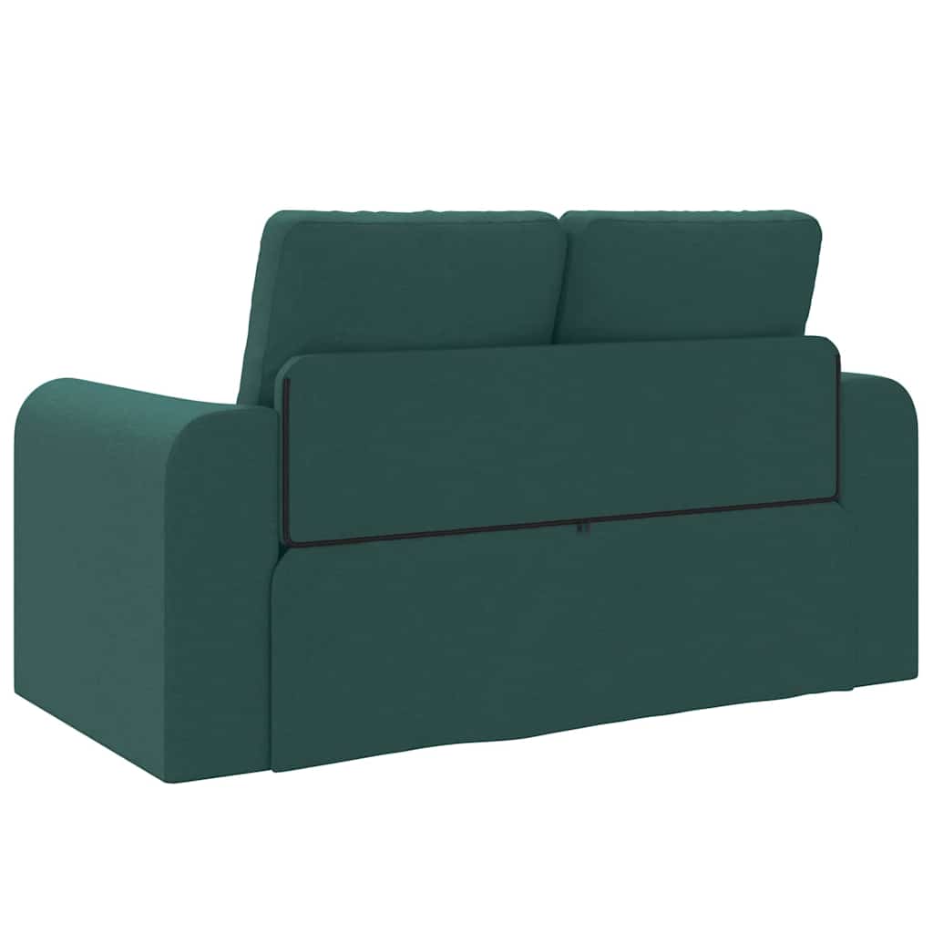 Sofa Bed Dark green 148 x 71 x 83 cm Fabric