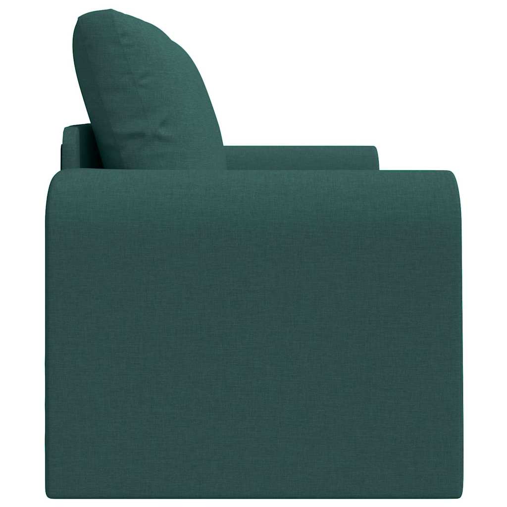 Sofa Bed Dark green 148 x 71 x 83 cm Fabric