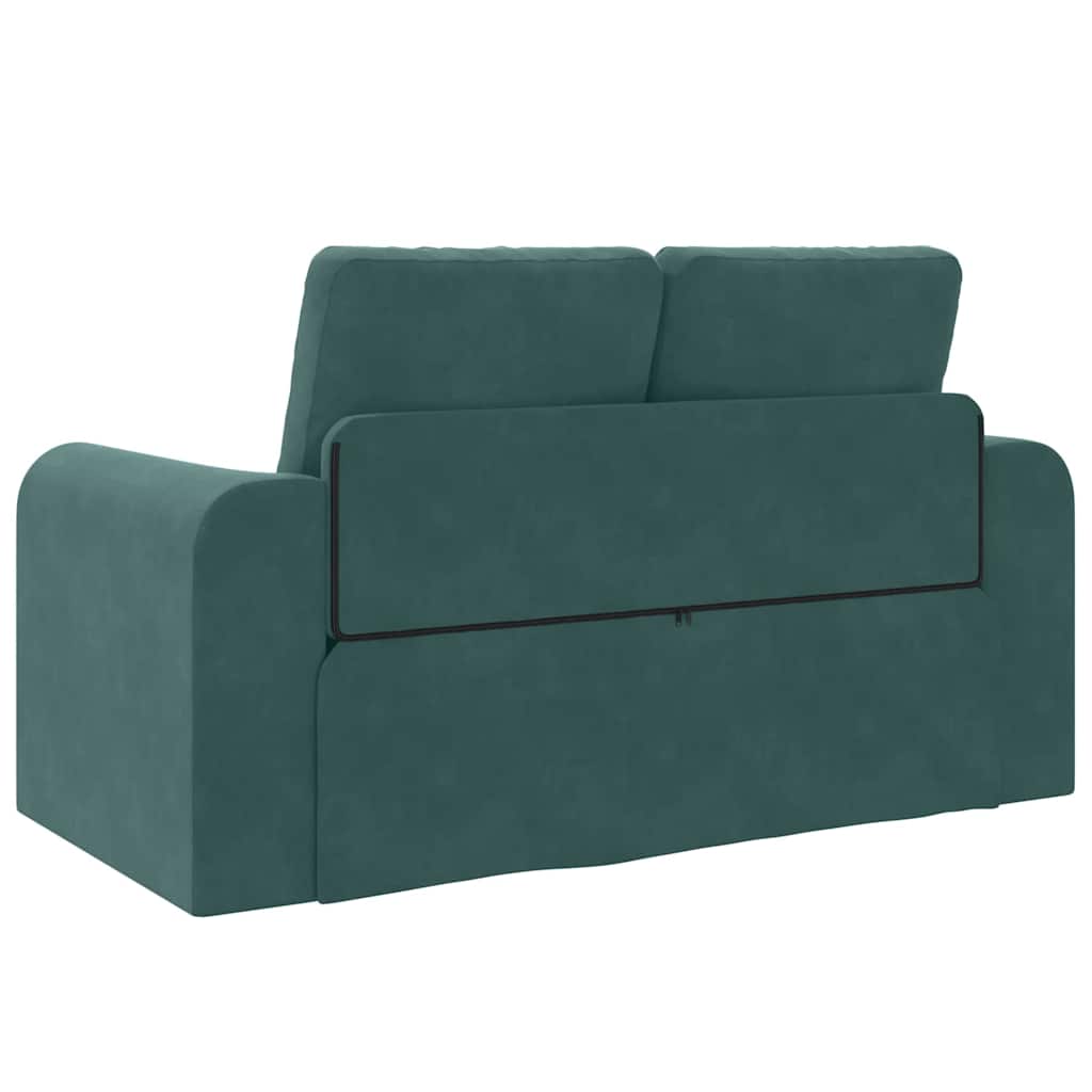 Sofa Bed Dark green 148 x 71 x 83 cm Velvet