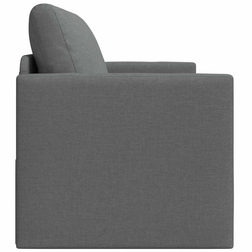 Sofa Bed Dark grey 124 x 71 x 78 cm Fabric