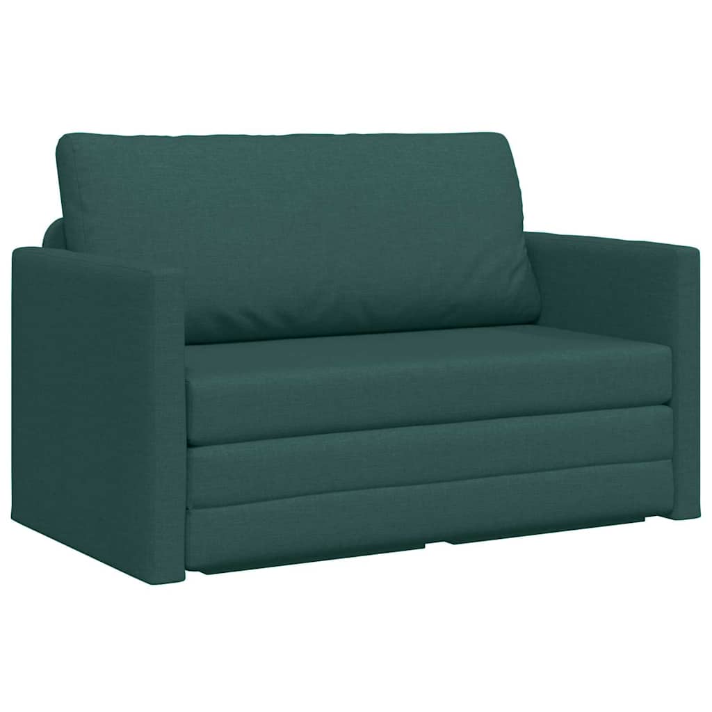 Sofa Bed Dark green 124 x 71 x 78 cm Fabric