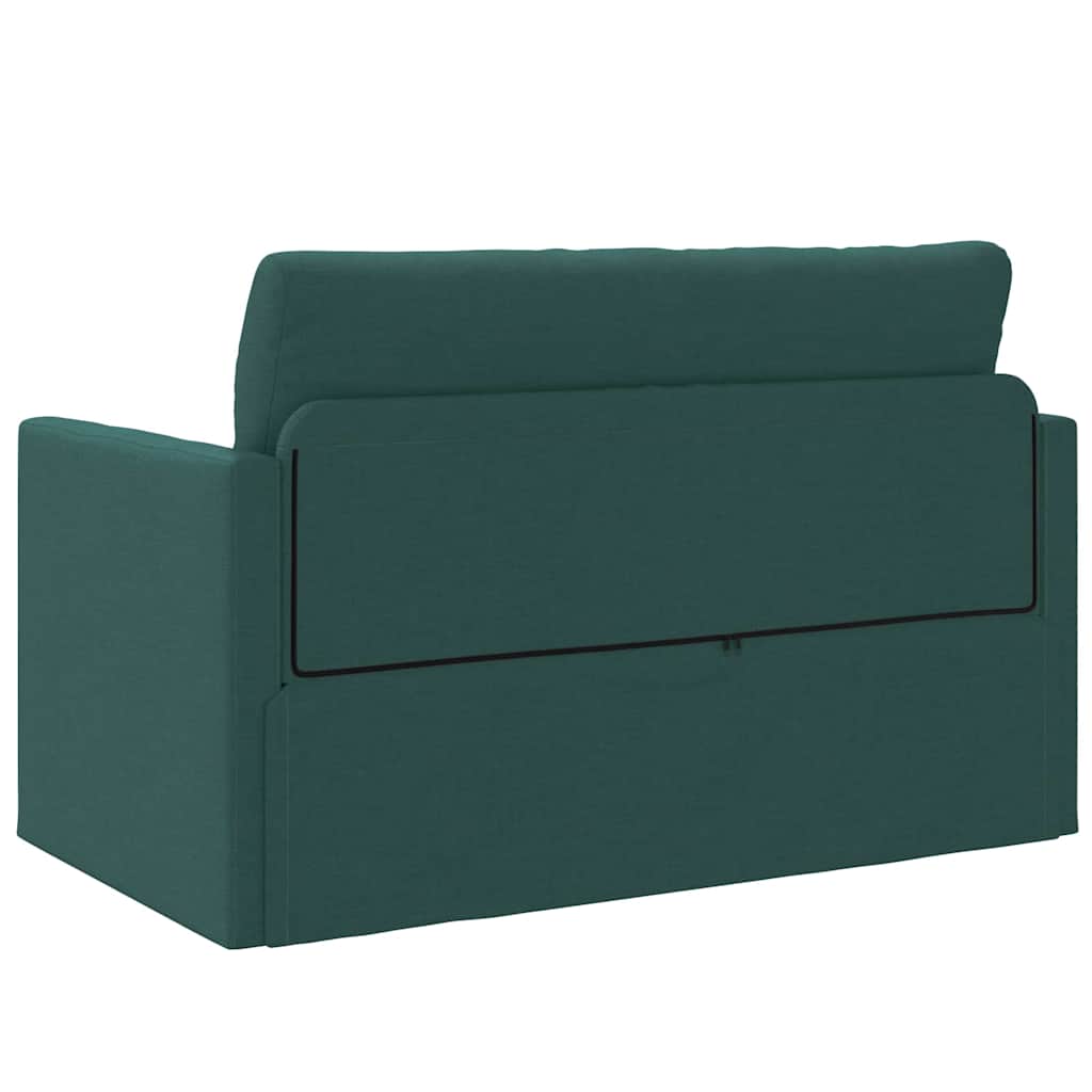 Sofa Bed Dark green 124 x 71 x 78 cm Fabric