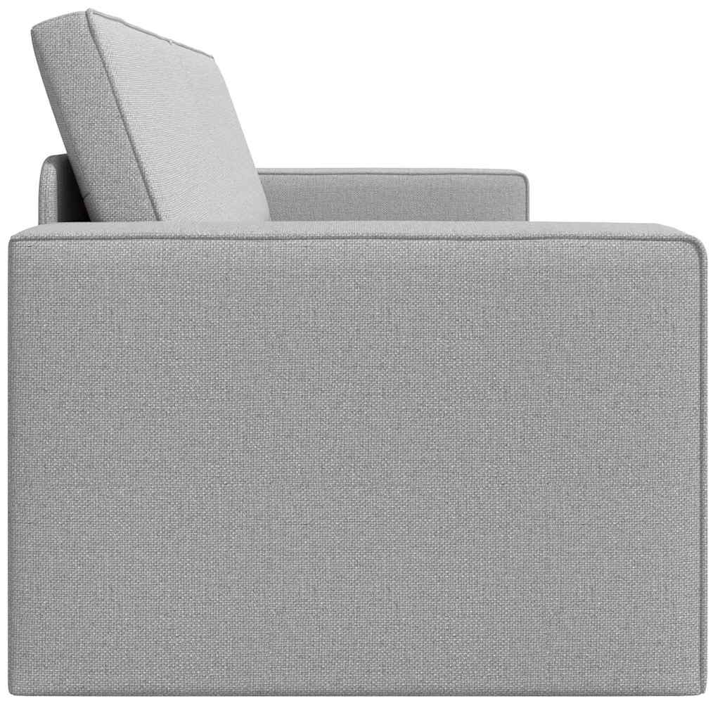 Floor Sofa Bed Cloud grey 245 x 78 x 77 cm Fabric