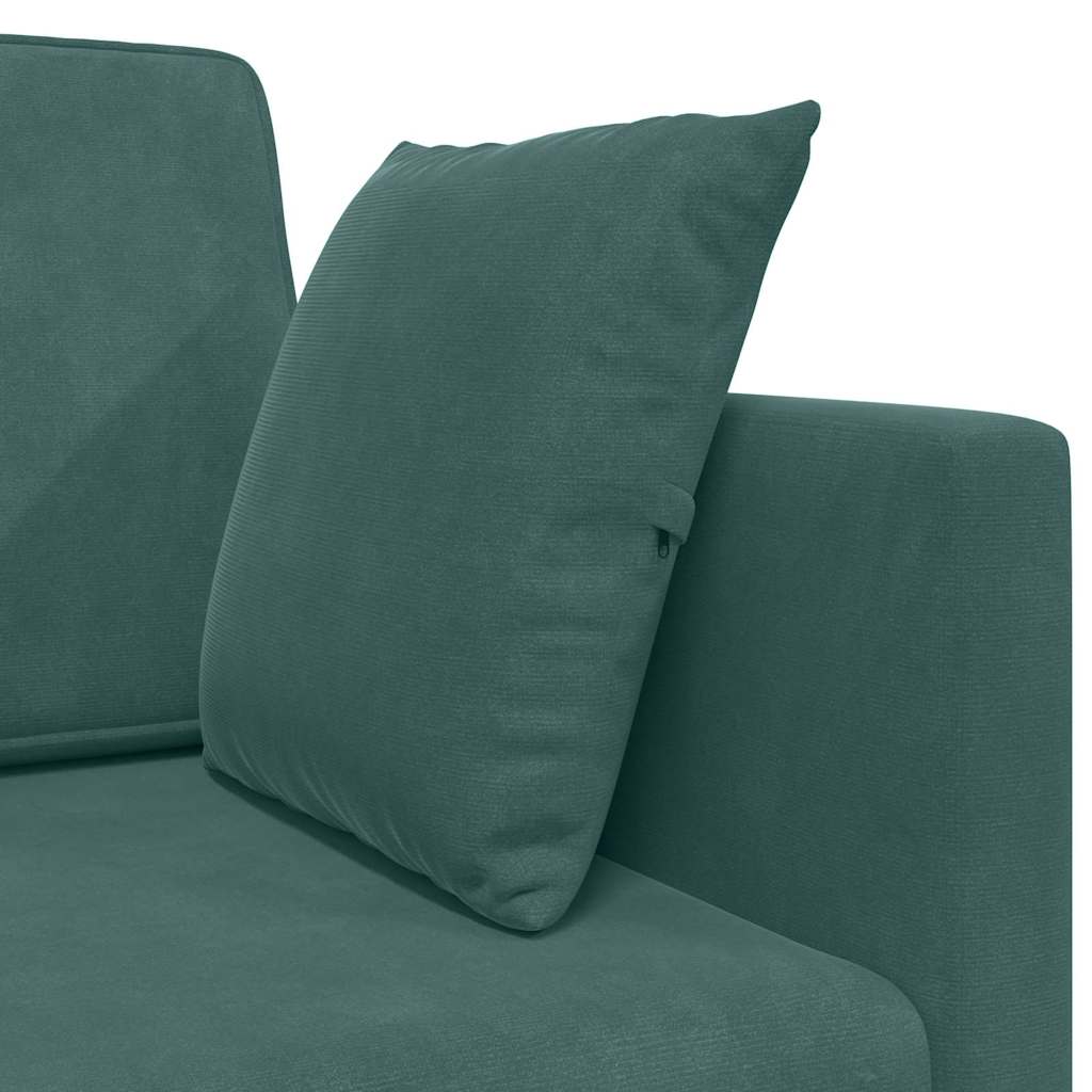 Sofa Bed Dark green 213 x 70 x 77 cm Velvet
