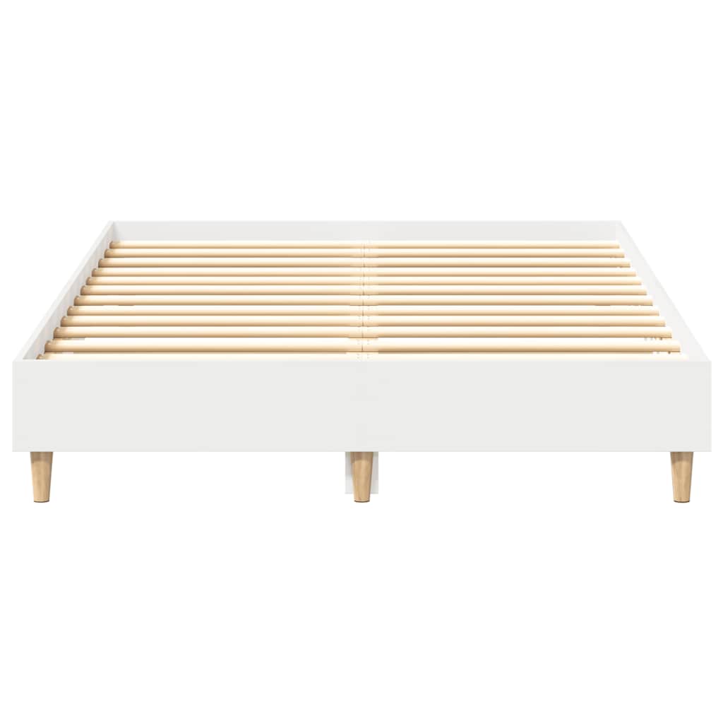 Bed Frame No Mattress White 120x200 cm Engineered Wood