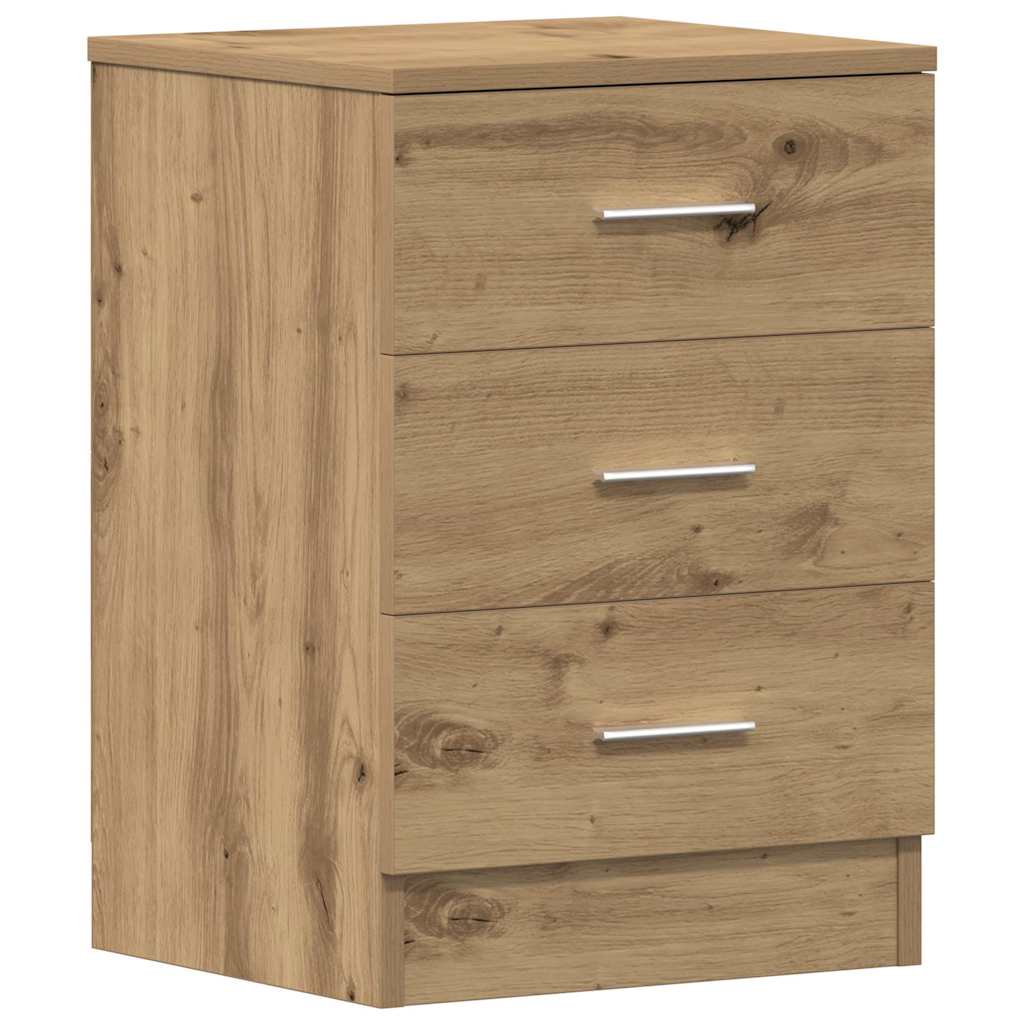 Bedside Cabinet Artisan Oak 38x35x55 cm Engineered Wood