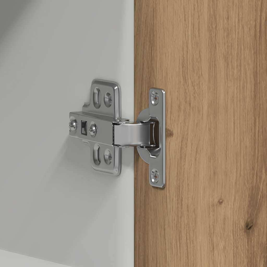 Kitchen Wall Cabinet Lyon Artisan Oak 60x31x60 cm Engineered Wood