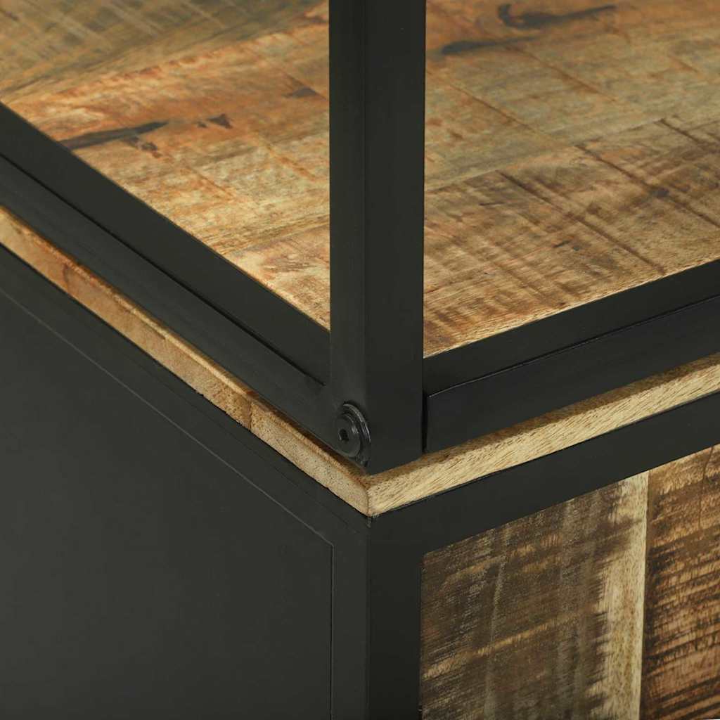 Highboard Brown 70 x 35 x 180 cm Solid Mango wood