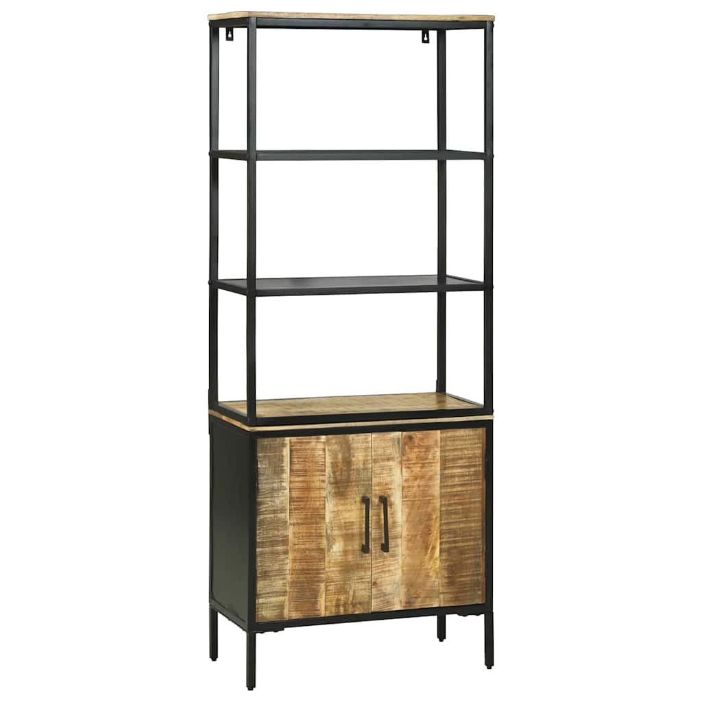 Highboard Brown 70 x 35 x 180 cm Solid Mango wood