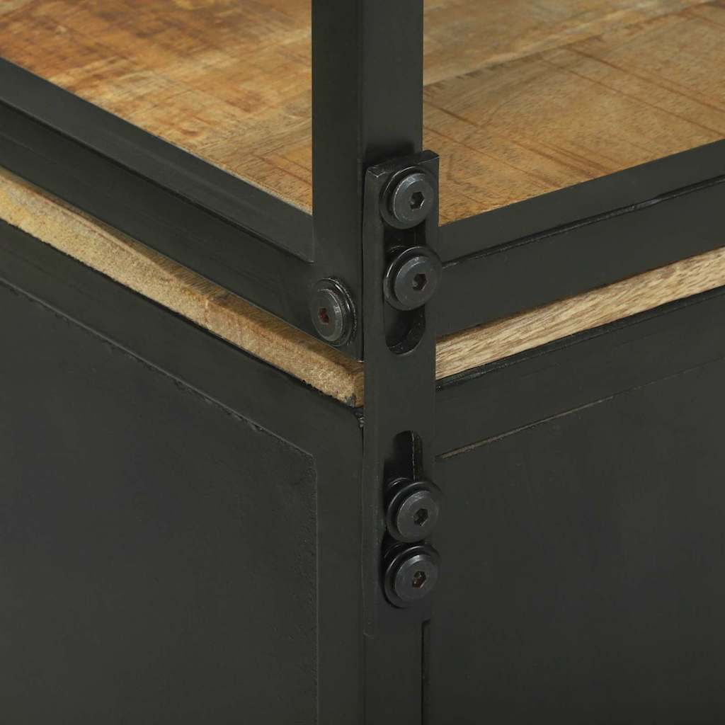 Highboard Brown 70 x 35 x 180 cm Solid Mango wood