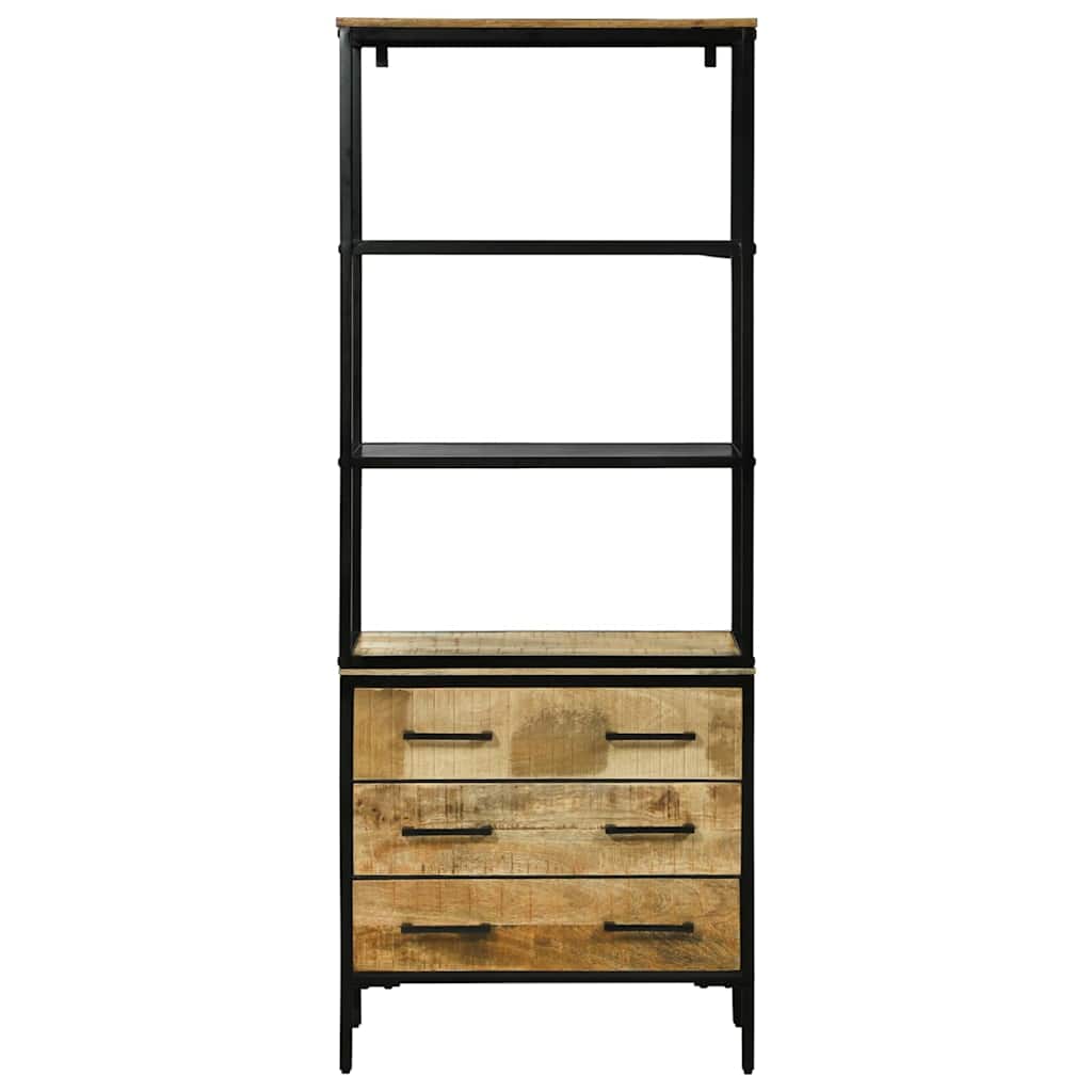 Highboard Brown 70 x 35 x 180 cm Solid Mango wood