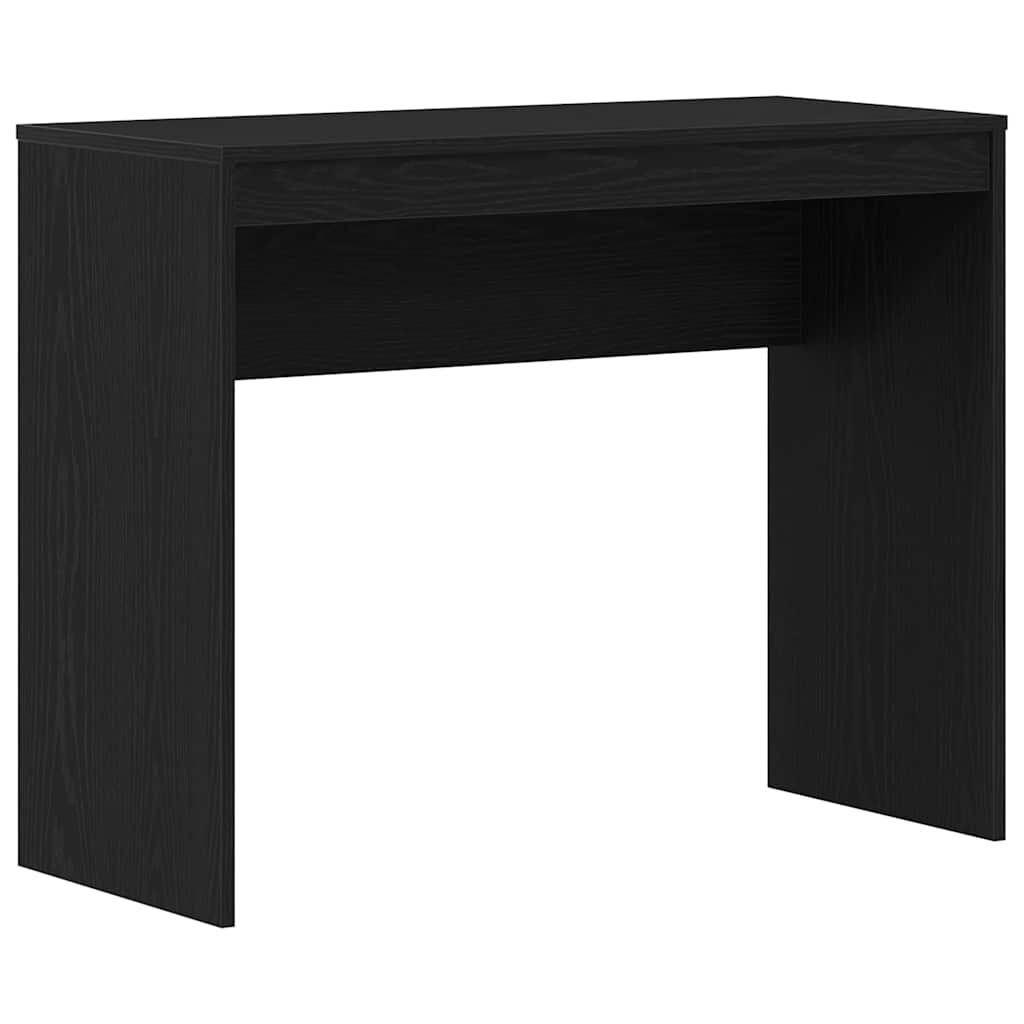 Desk Black Oak 90x40x72 cm Engineered Wood
