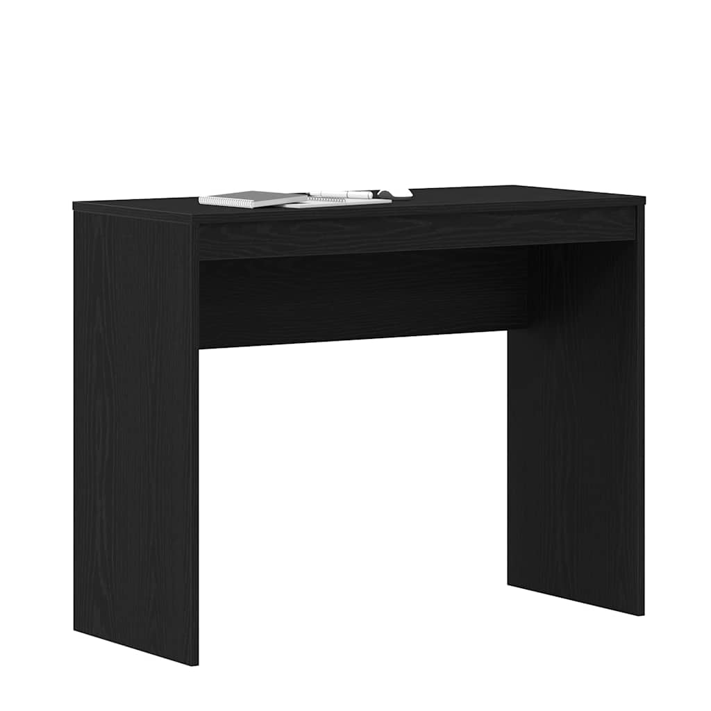 Desk Black Oak 90x40x72 cm Engineered Wood