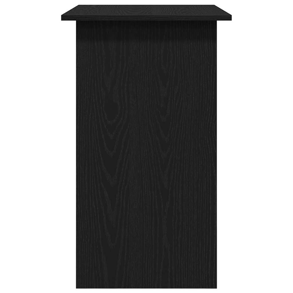 Desk Black Oak 80x45x74 cm Engineered Wood