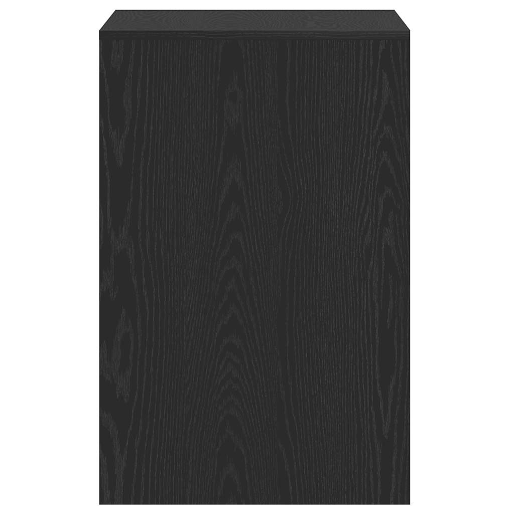 Desk Black Oak 101x50x76.5 cm Engineered Wood