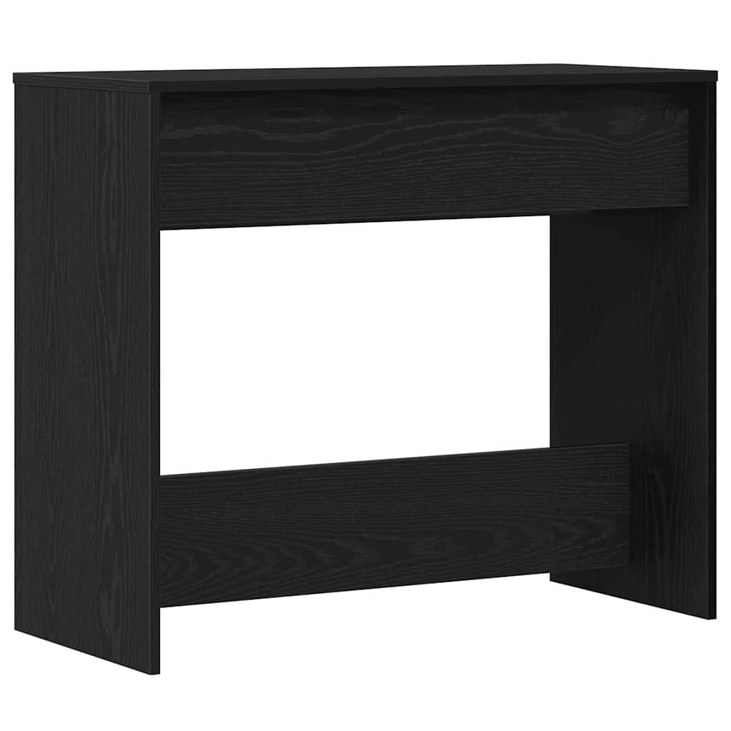 Console Table Black Oak 89x41x76.5 cm Engineered Wood