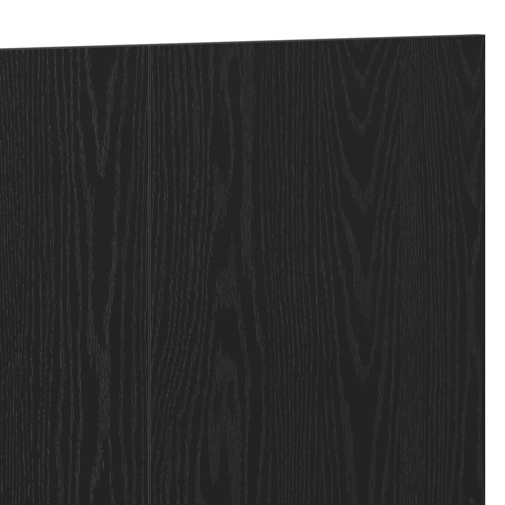 Headboard Black oak 240 x 1,5 x 80 cm Engineered wood