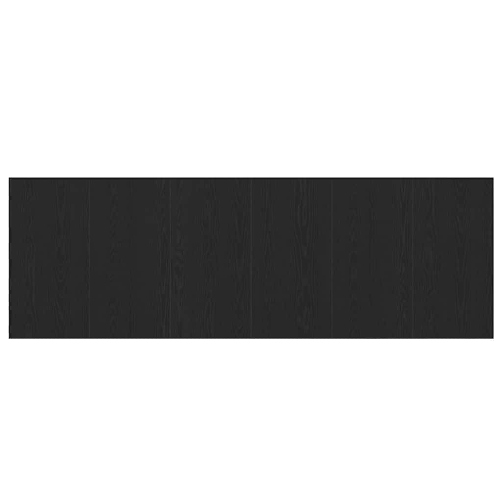 Headboard Black oak 240 x 1,5 x 80 cm Engineered wood