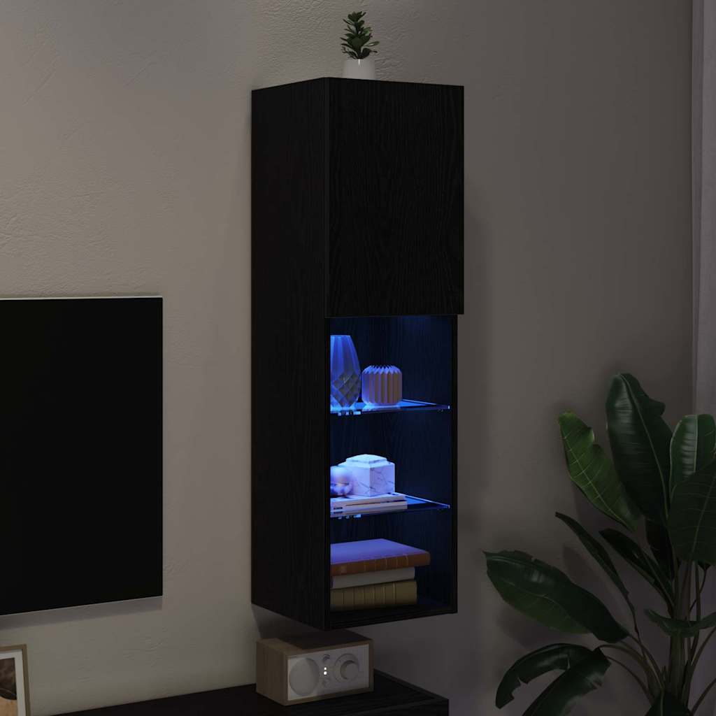 TV Cabinet Black 30.5 x 30 x 102 cm Engineered wood