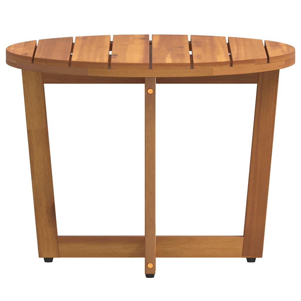 Garden Side Table Round Ø55x40 cm Solid Wood Acacia