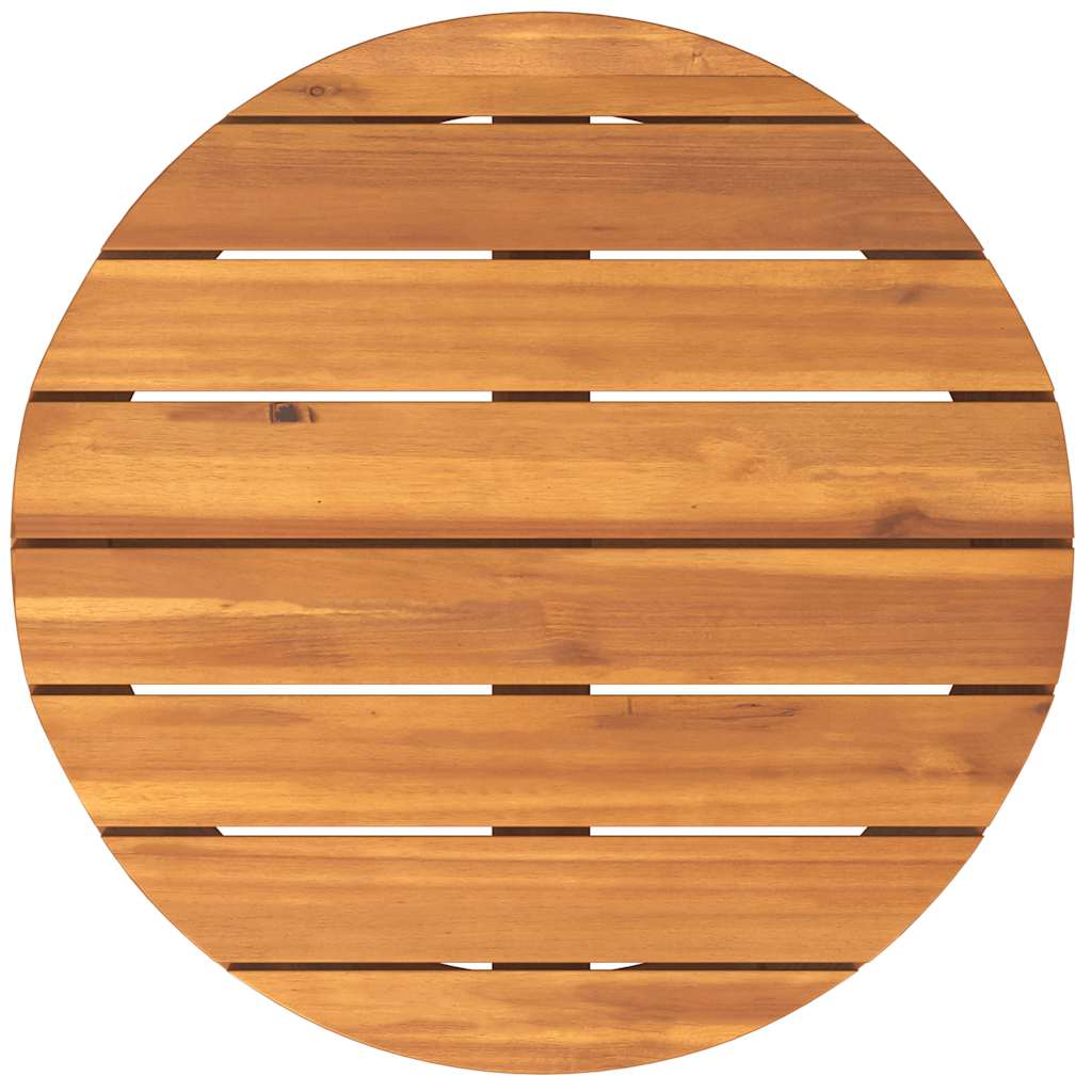 Garden Side Table Round Ø55x40 cm Solid Wood Acacia
