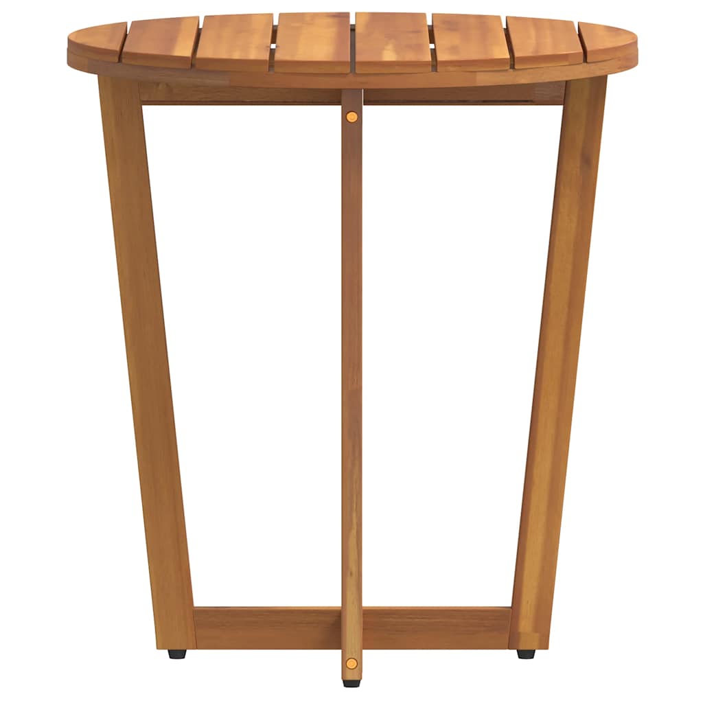 Garden Side Table Round Ø55x60 cm Solid Wood Acacia