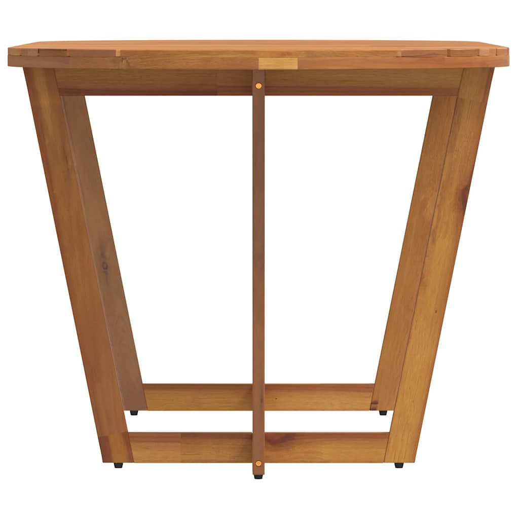 Garden Dining Table Oval 200x90x75 cm Solid Wood Acacia