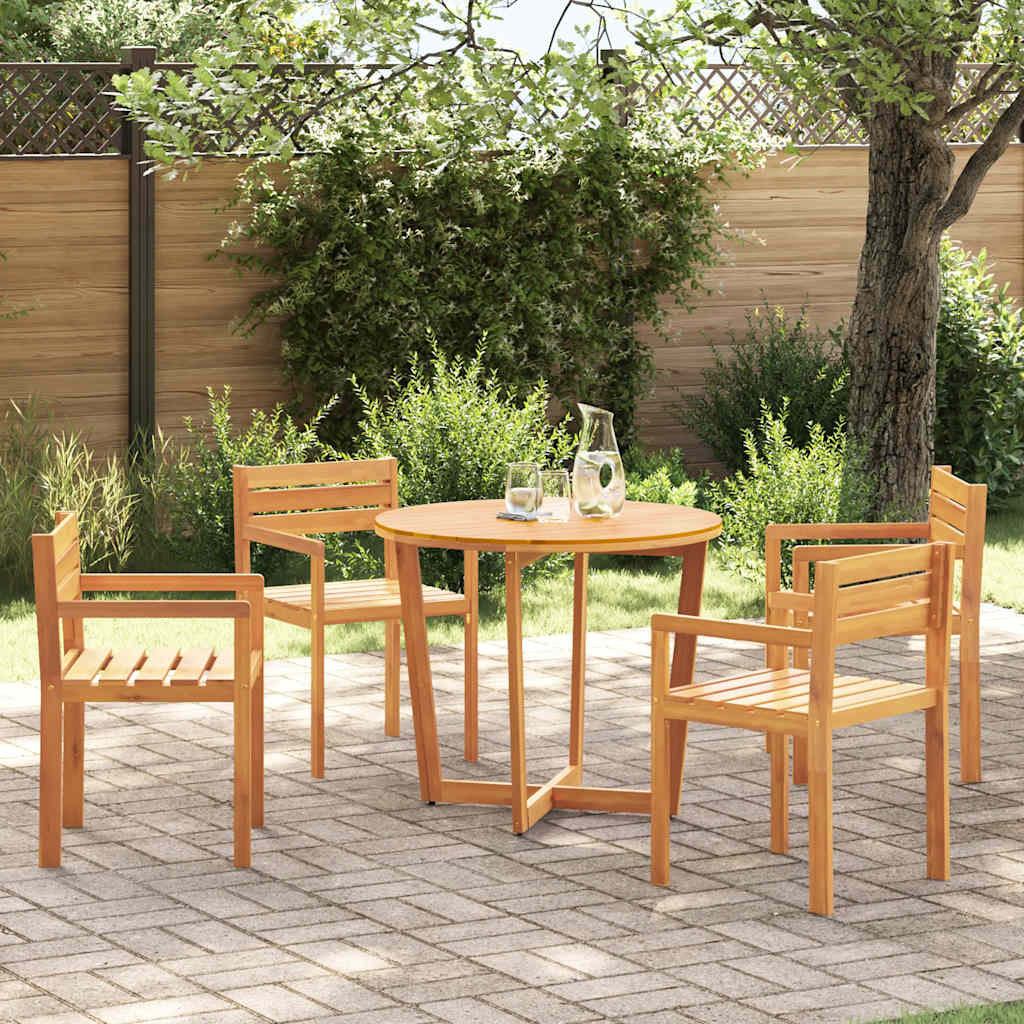 Garden Chairs 4 pcs 50x53x80 cm Solid Wood Acacia
