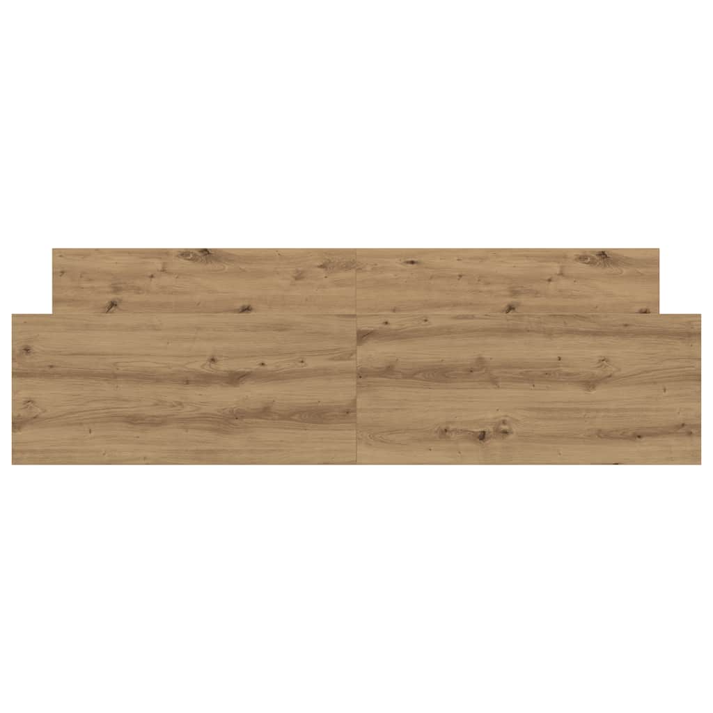 Bed Frame without Mattress Artisan Oak 160x200cm Engineered Wood