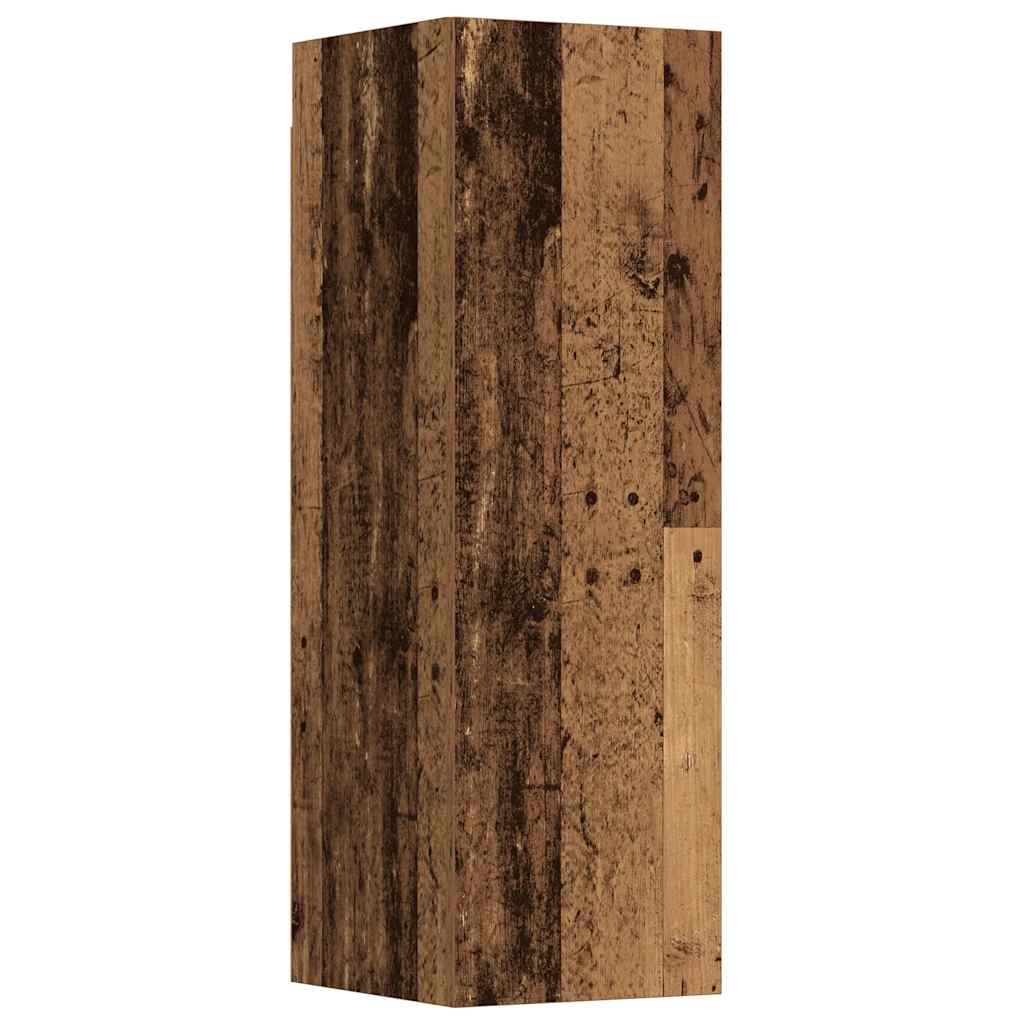 Wall Mounted TV cabinets 3 pcs Old Wood Engineered Wood