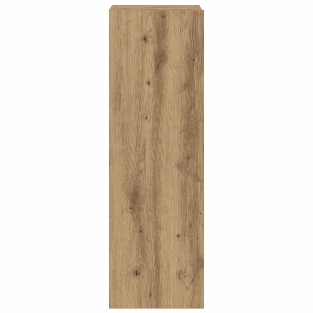 Wall Mounted TV cabinets 5 pcs Artisan Oak Engineered Wood