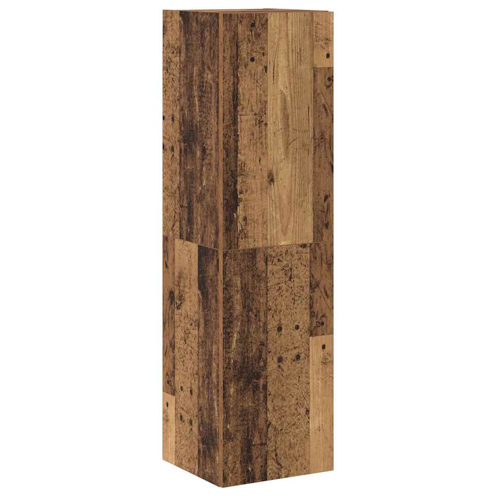 Wall Mounted TV cabinets 6 pcs Old Wood Engineered Wood