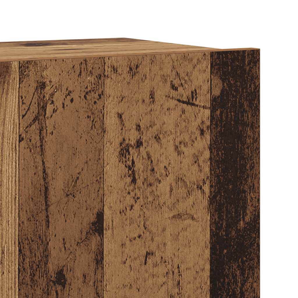 Wall Mounted TV cabinets 6 pcs Old Wood Engineered Wood