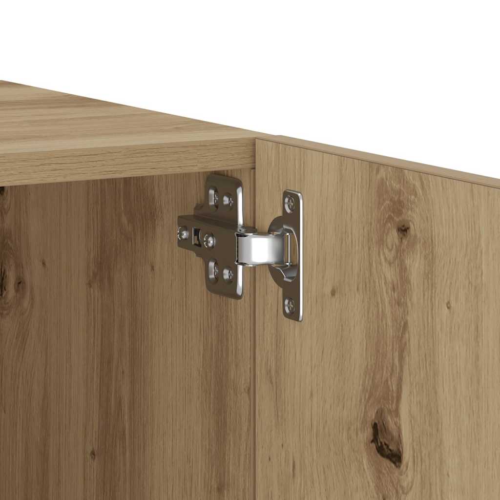 Bedside Cabinet Artisan Oak 100x35x40 cm Engineered Wood