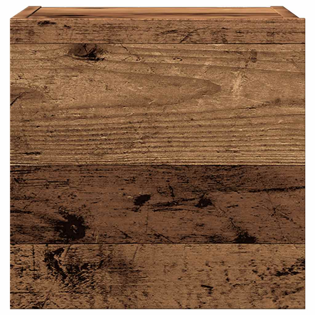 5 Piece TV Cabinet Set Wall-mounted Old Wood Engineered Wood