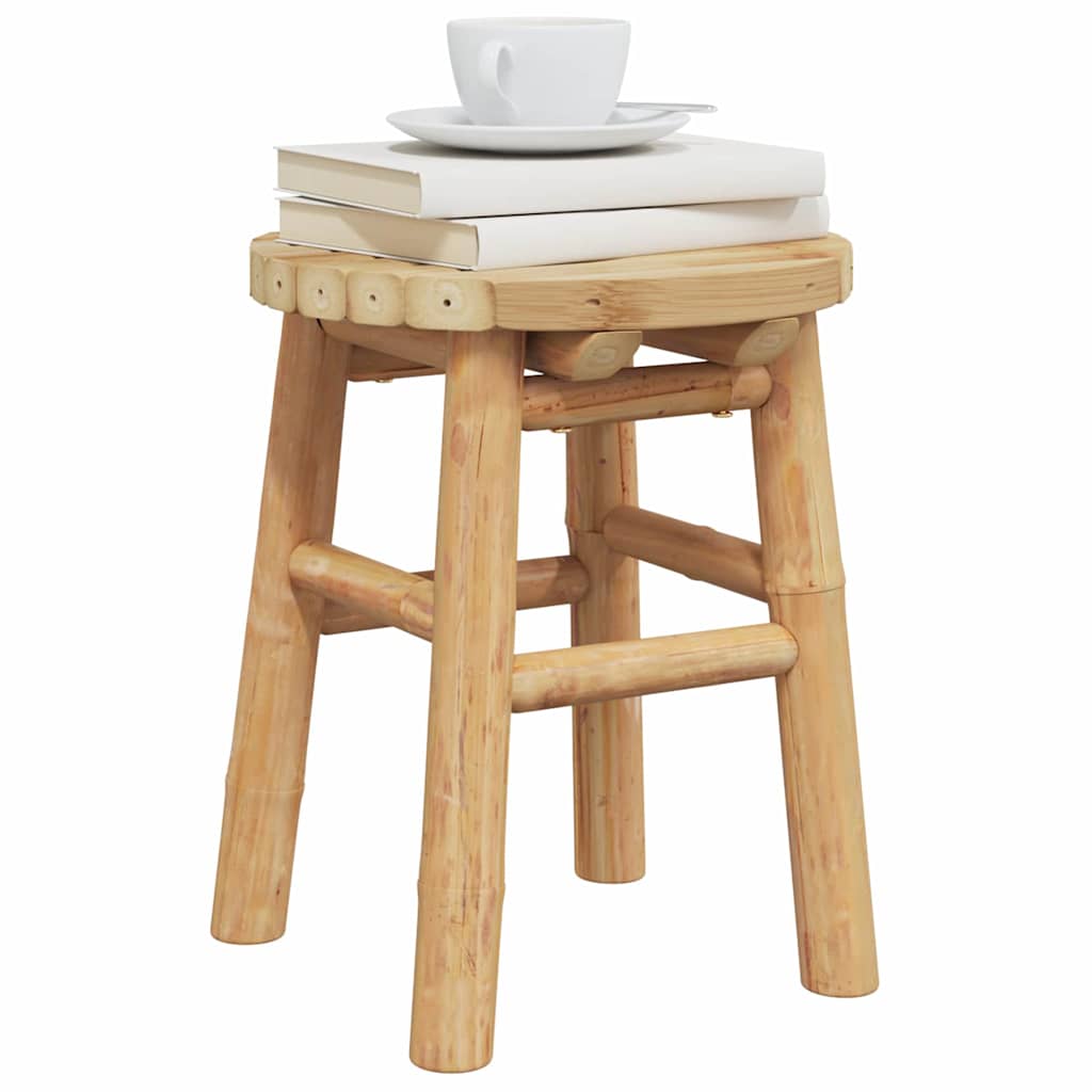 Stool Brown 30 x 30 x 36 cm Bamboo