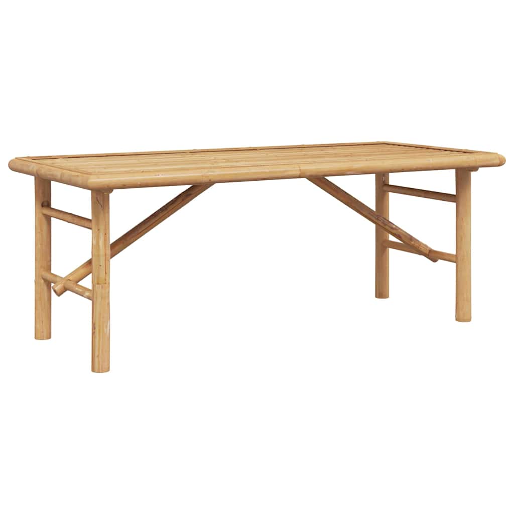 Coffee Table Brown 110 x 50 x 43 cm Bamboo