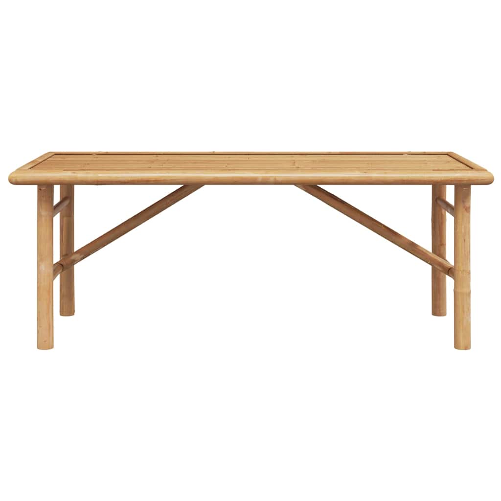 Coffee Table Brown 110 x 50 x 43 cm Bamboo