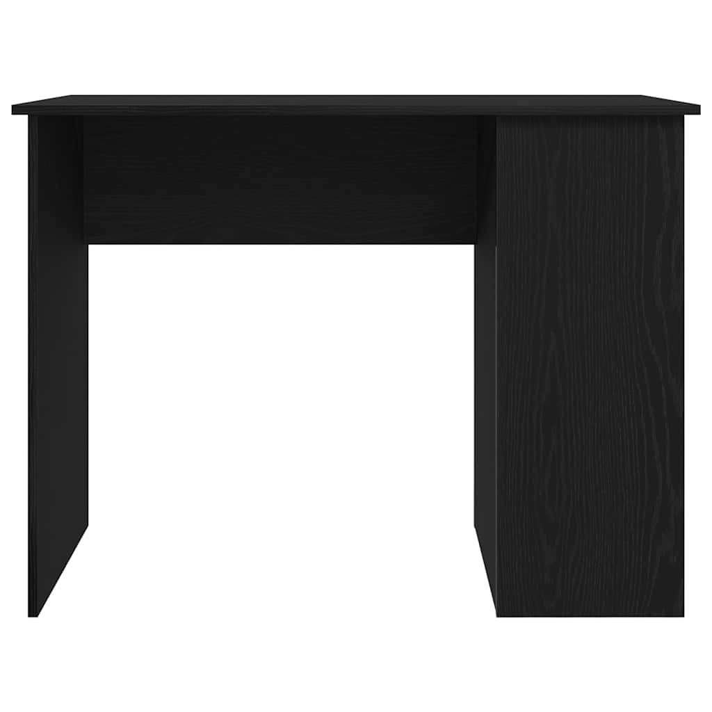 Desk Black Oak 100x55x75 cm Engineered Wood