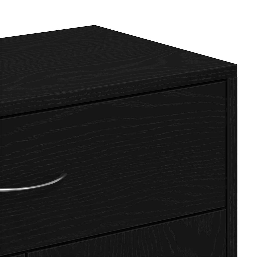 Sideboard with Drawer Black 60 x 30 x 75 cm Engineered wood
